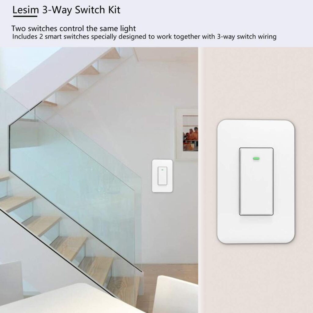 Smart Switch WiFi Wall Light Switch, Compatible with Alexa Google Home