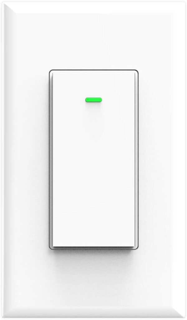 Smart Switch WiFi Wall Light Switch, Compatible with Alexa Google Home