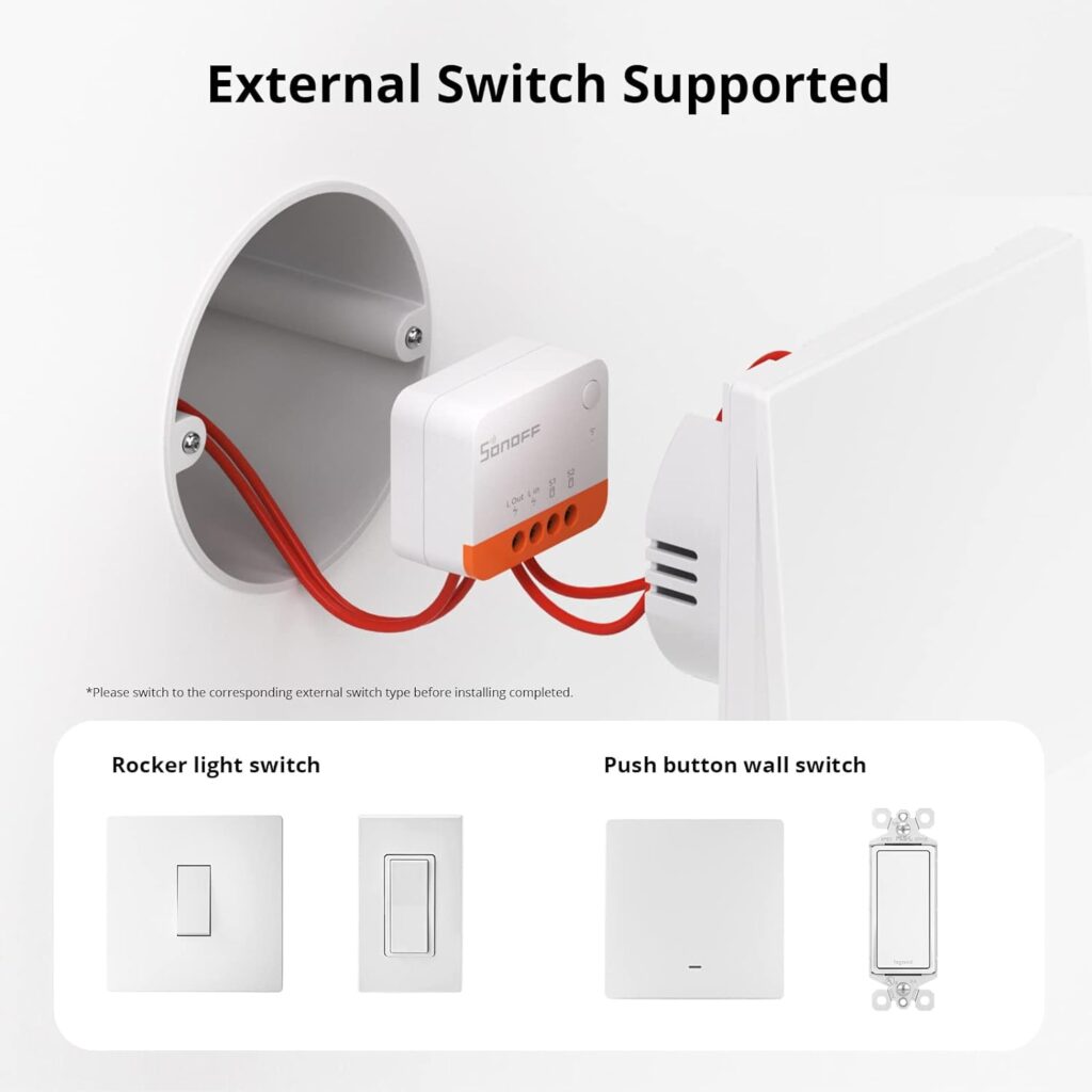 SONOFF ZBMINIL2 Extreme Zigbee Smart Light Switch (2 Way), Works with Alexa, SmartThings Hub, Google HomeSONOFF ZBBridge-P, ZigBee Hub Required, No Neutral Required- A Certified for Humans Device