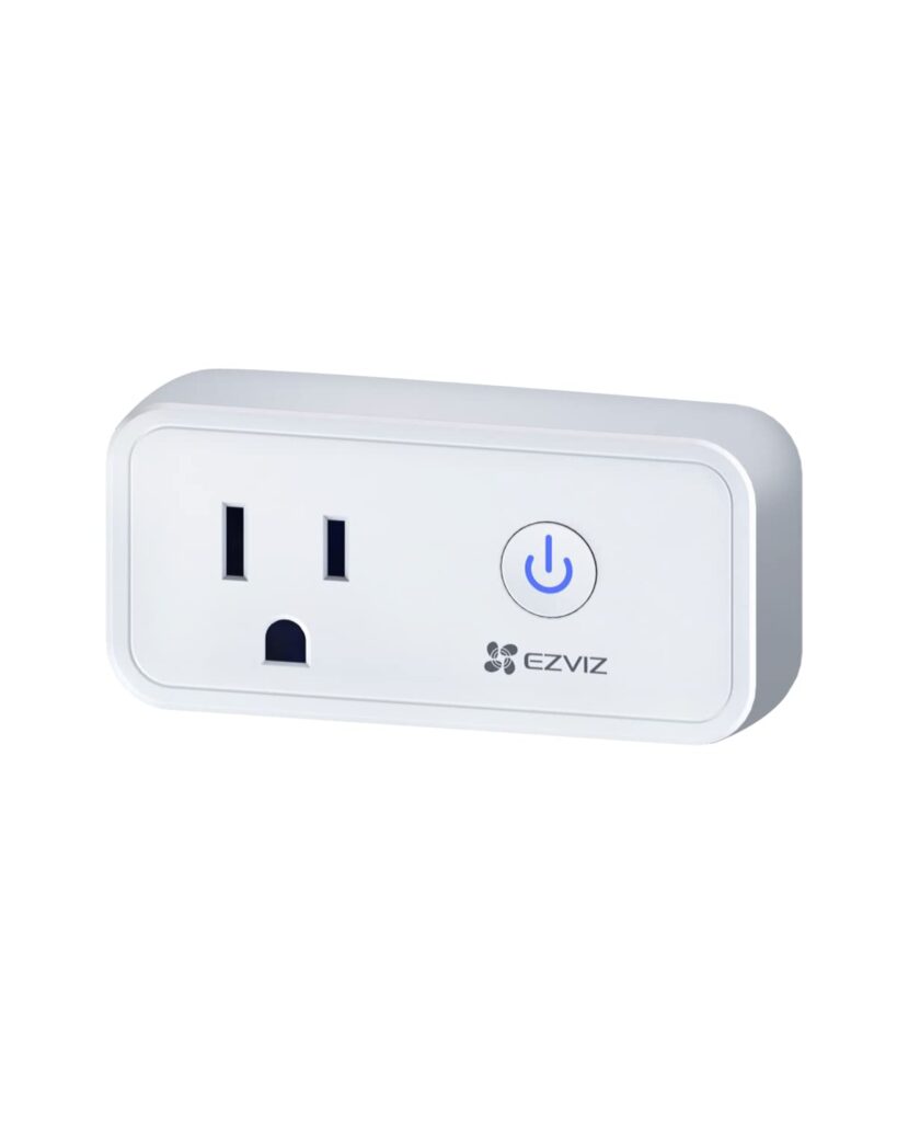 EZVIZ Smart Plug, Smart Home WiFi Outlet Compatible with Alexa, Echo, Google Home, Remote Control | T30-B(White, 1 Pack)
