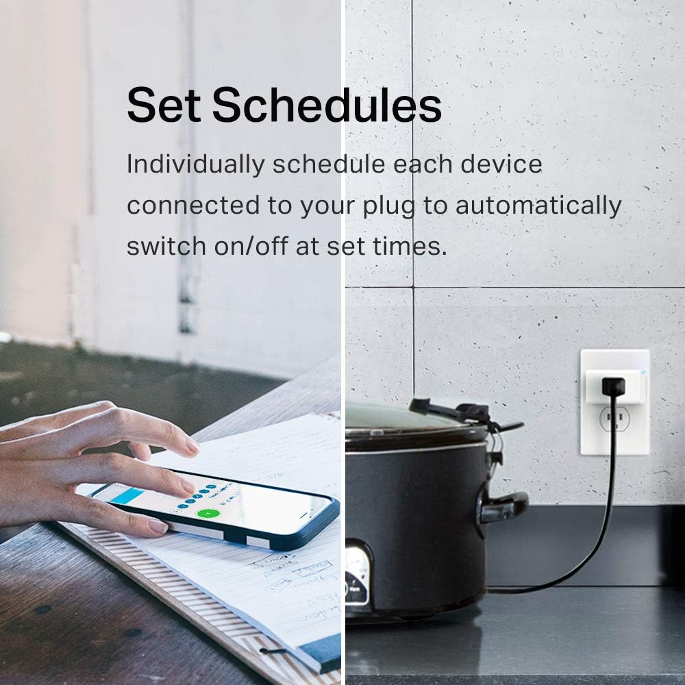 Kasa Smart Plug Classic 15A, Smart Home Wi-Fi Outlet Works with Alexa  Google Home, No Hub Required, UL Certified, 2.4G WiFi Only, 1-Pack(HS105) , White